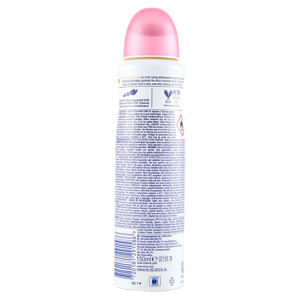 Dove advanced Care invisible care water lily & rose scent anti-perspirant 150 ml
